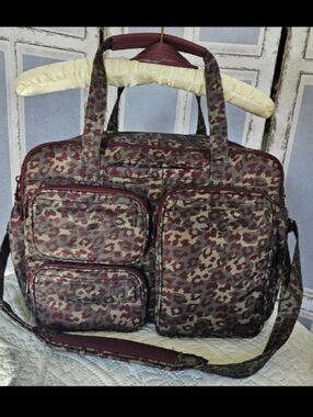 Lug PJ Duffel (Aka Puddle Jumper) In Leopard Berry - Sold Out Item, Has Flaws
